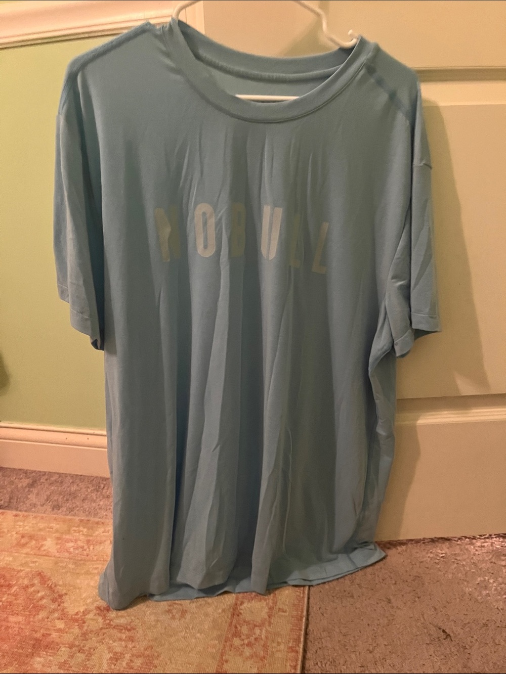 NOBULL Light Blue Short Sleeve Logo Tee